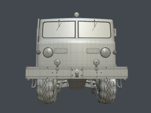 soviet truck maz 537 kung 3D Model