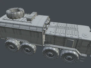 soviet truck maz 537 kung 3D Model