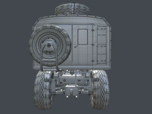 soviet truck maz 537 kung 3D Model
