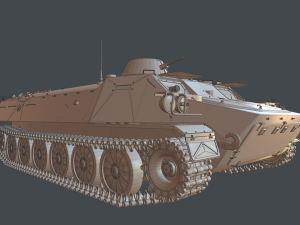 mt-lb camouflage Model 3D