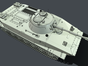 soviet tank pt-76 3D Model
