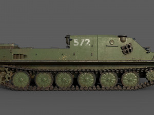 btr-50 3D Модель