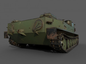 btr-50 3D Модель