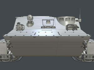 btr-50 3D Модель