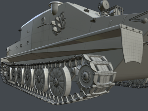 btr-50 3D Модель