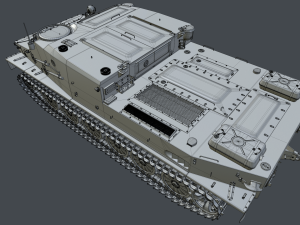 btr-50 3D Модель
