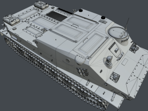 btr-50 3D Модель