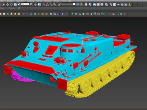 btr-50 3D Model