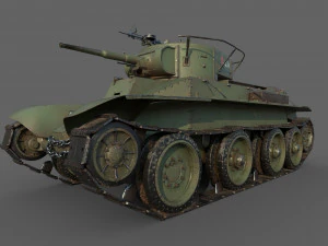 BT-5-Kommandant 3D Modell