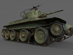 comandante bt-5 Modello 3D