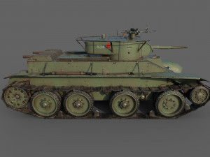 bt-5 comander 3D 模型
