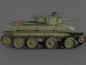 comandante bt-5 Modello 3D