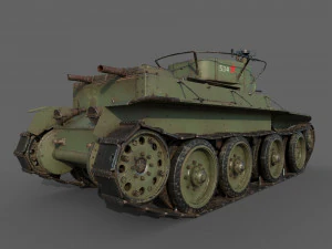 comandante bt-5 Modello 3D