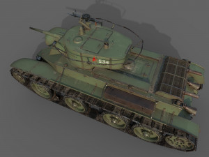 bt-5 comander 3D 模型