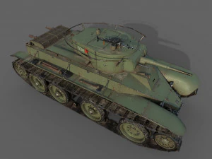 comandante bt-5 Modello 3D