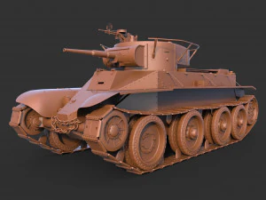 comandante bt-5 Modello 3D