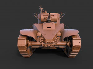 comandante bt-5 Modello 3D