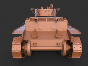 comandante bt-5 Modello 3D