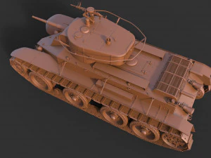 comandante bt-5 Modello 3D