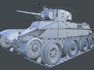 bt-5 comander 3D 模型