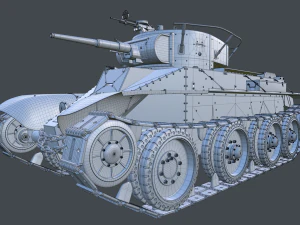 comandante bt-5 Modello 3D