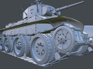 bt-5 comander 3D 模型