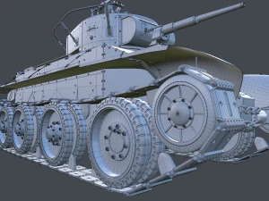 comandante bt-5 Modello 3D