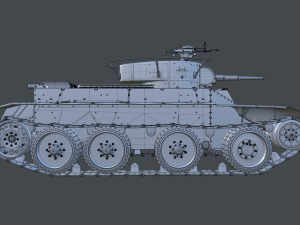 bt-5 comander 3D 模型