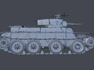 comandante bt-5 Modello 3D