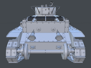 bt-5 comander 3D 模型