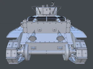 comandante bt-5 Modello 3D