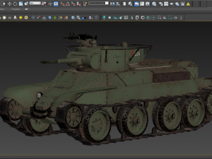 bt-5 comander 3D 模型