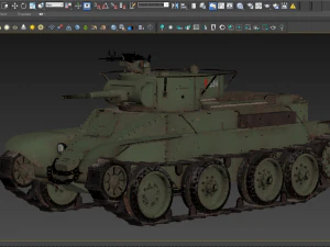 comandante bt-5 Modello 3D