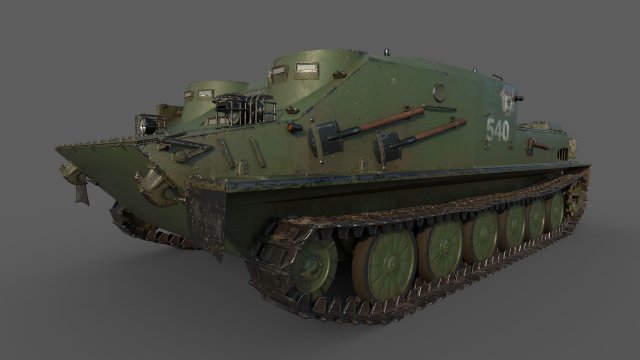 btr-50pk 3D Model .c4d .max .obj .3ds .fbx .stl .blend 
