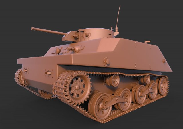 type 2 ka-mi clean 3D Model .c4d .max .obj .3ds .fbx .stl .blend 