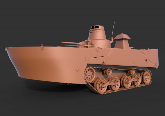 type 2 ka-mi pantons clean 3D Model .c4d .max .obj .3ds .fbx .stl .blend 