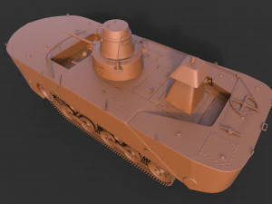 type 2 ka-mi pantons clean 3D Model