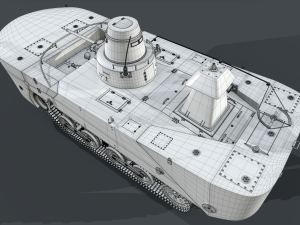 type 2 ka-mi pantons clean 3D Model
