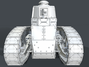 renault ft17 clean 3D Model