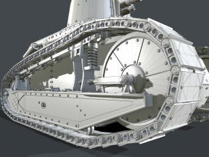 renault ft17 clean 3D Model