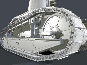 renault ft17 clean 3D Model