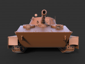 soviet tank pt 76 3D Model