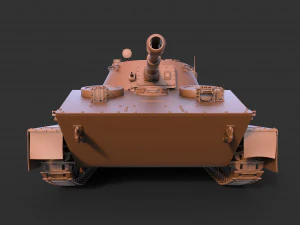 soviet tank pt 76 3D Model