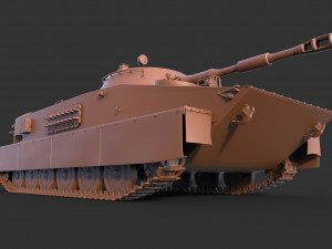 soviet tank pt 76 3D Model