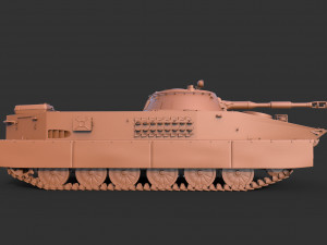 soviet tank pt 76 3D Model