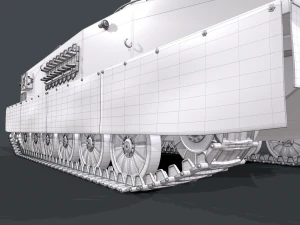 soviet tank pt 76 3D Model