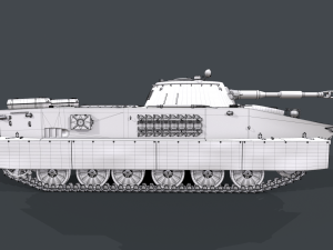 soviet tank pt 76 3D Model