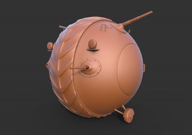 ball tank clean 3D 模型 .c4d .max .obj .3ds .fbx .stl .blend 