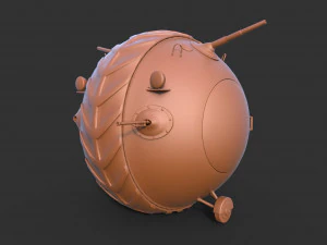 볼 탱크 청소 3D 모델