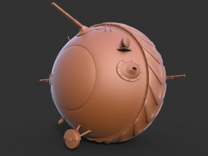 ball tank clean 3D 模型